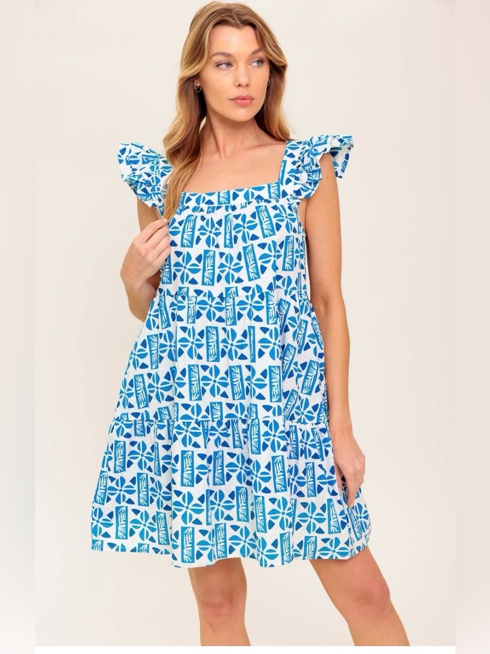HALF PASS SUNSET WOVEN MINI DRESS By Flying Tomato Small NWT